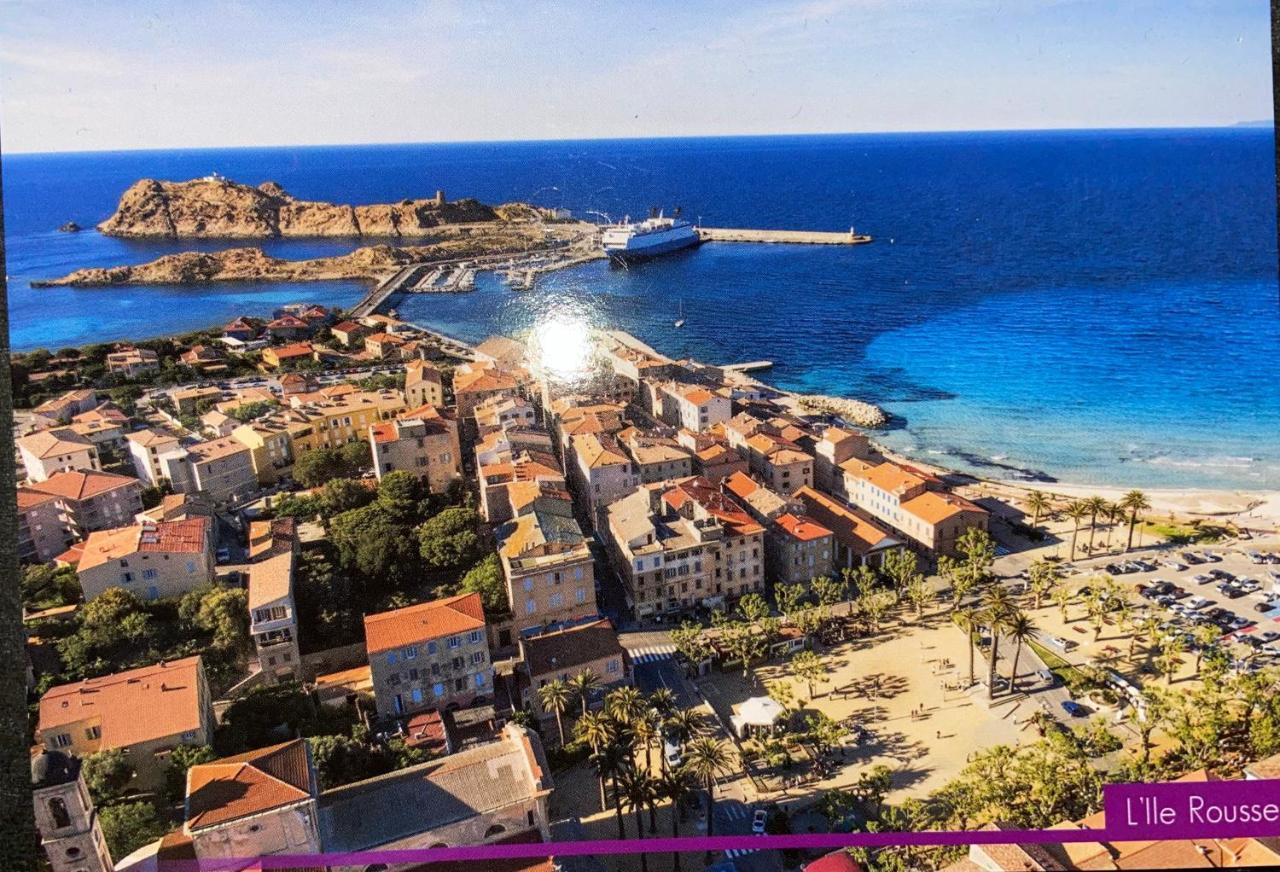 Appartement T4 Tres Bien Situe Et Climatise LʼÎle-Rousse Eksteriør bilde
